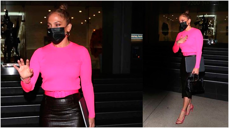 Η stylish εμφάνιση της Jennifer Lopez σε βραδινή έξοδο με τον Alex Rodriguez