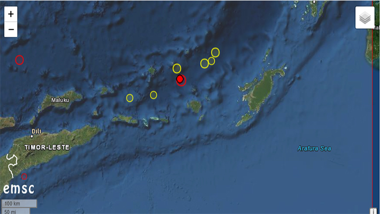 Σεισμός 6,3 Ρίχτερ σε θαλάσσια περιοχή της Ινδονησίας