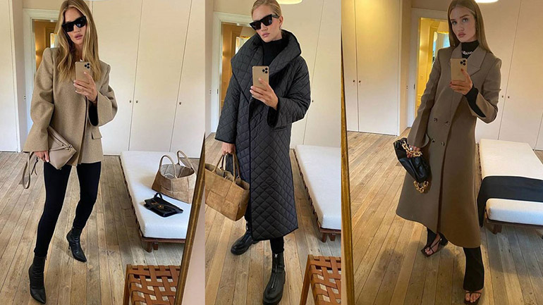 Τα πιο stylish πανωφόρια της σεζόν από τη ντουλάπα της Rosie Huntington-Whiteley