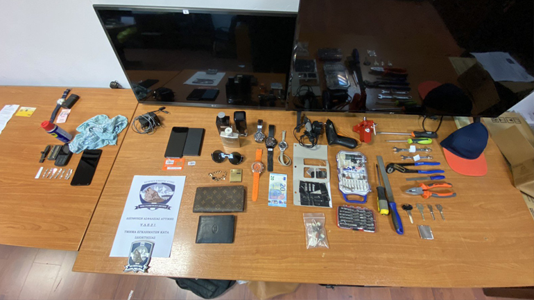 Εξαρθρώθηκε εγκληματική οργάνωση που διέπραττε διαρρήξεις σε Αττική και Θεσσαλονίκη