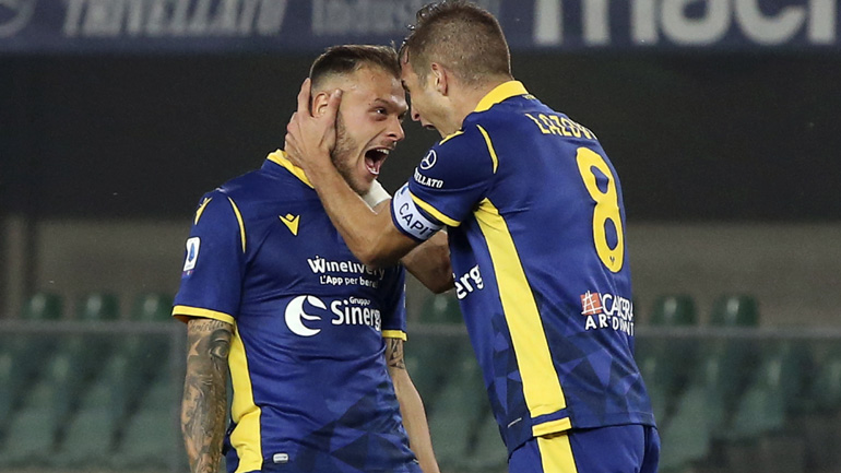 Ανέβηκε στη βαθμολογία η Βερόνα, 3-1 την Μπενεβέντο