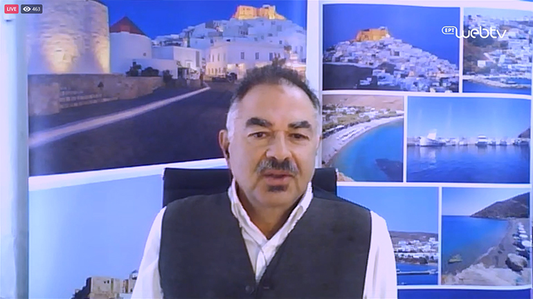 Ο Δήμαρχος της Αστυπάλαιας Νικόλαος Κομηνέας