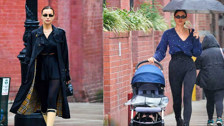 Τα 3 looks της Irina Shayk που μπορείτε να αντιγράψετε για να είστε stylish στη βροχή