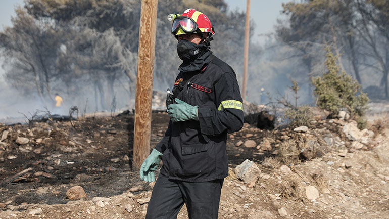 Πυρκαγιά σε αγροτοδασική έκταση στην περιοχή Προσήλι του Δήμου Μάνδρας-Ειδυλλίας