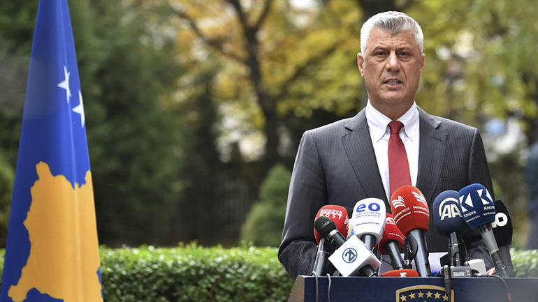 Στη Χάγη ο κατηγορούμενος για εγκλήματα πολέμου Χάσιμ Θάτσι