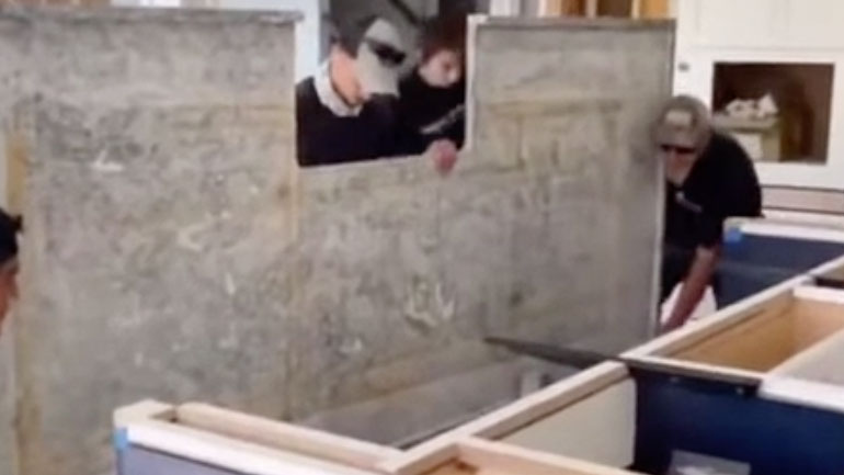 Τοποθέτηση πάγκου -fail