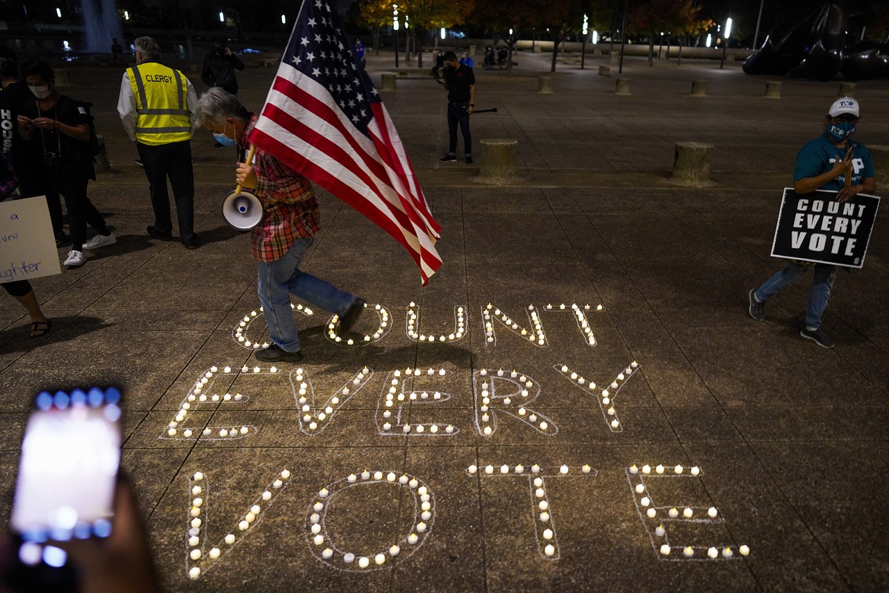 Στιγμιότυπο διαμαρτυρίας στο Τέξας