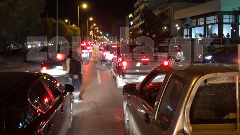 Mποτιλιαρίσματα στους δρόμους της Αθήνας