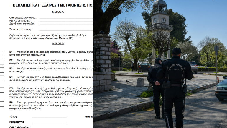 Lockdown: Με βεβαιώσεις μετακίνησης ή SMS η έξοδος από το σπίτι – Δείτε τα έγγραφα