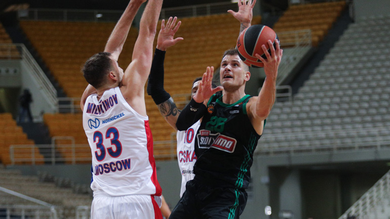 «Λύγισε» στο ΟΑΚΑ ο Παναθηναϊκός, 89-83 η ΤΣΣΚΑ Μόσχας