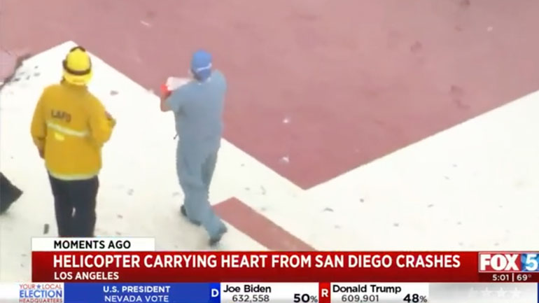 Eίχε λίγες δυσκολίες η μεταφορά μιας καρδιάς για μεταμόσχευση