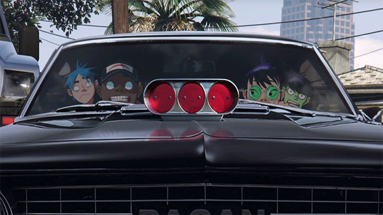 Gorillaz και Beck κάνουν βόλτα με κλεμμένο αυτοκίνητο στο βίντεο του «The Valley of the Pagans»