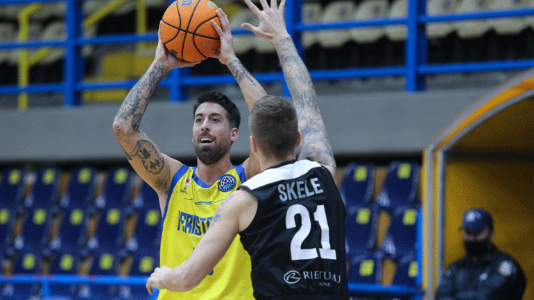 Πρώτη ήττα για το Περιστέρι στο BCL, έχασε στην έδρα του με 84-81 από τη Ρίτα