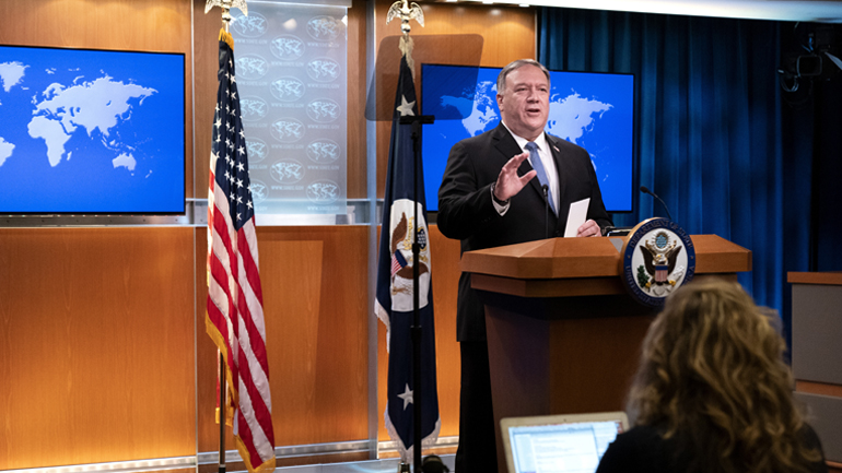 Περιοδεία Πομπέο σε συμμάχους των ΗΠΑ που χαιρετίζουν την εκλογή Μπάιντεν