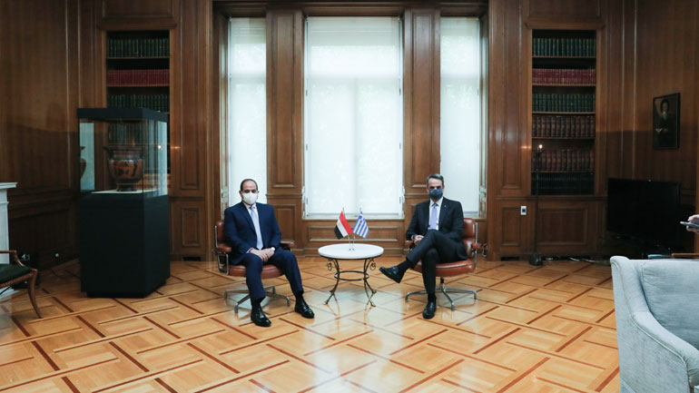 Συνάντηση Μητσοτάκη-Αλ Σίσι: «Παράδειγμα ειρήνης οι δύο χώρες στην ταραγμένη περιοχή μας»
