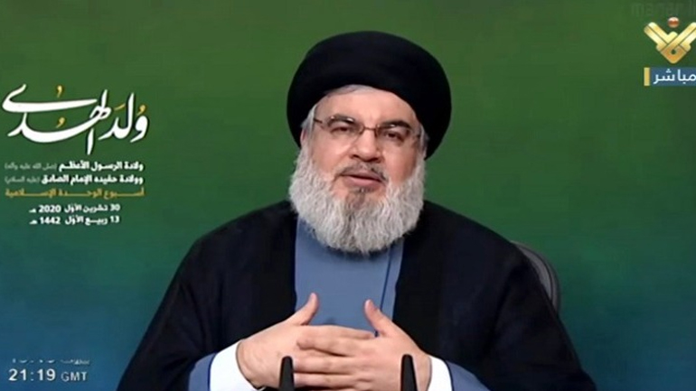 Χαρούμενος για την «ταπεινωτική πτώση» του Τραμπ δηλώνει ο ηγέτης της Χεζμπολάχ