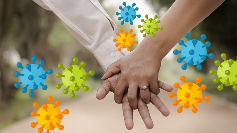 Τρόποι σύνδεσης των δυο συντρόφων όταν πρέπει να τηρηθούν οι φυσικές αποστάσεις  