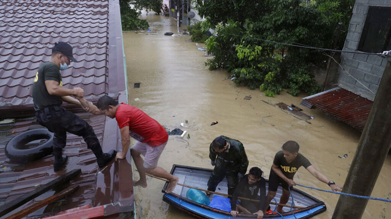 Τουλάχιστον εφτά νεκροί από τον τυφώνα Βάμκο στις Φιλιππίνες