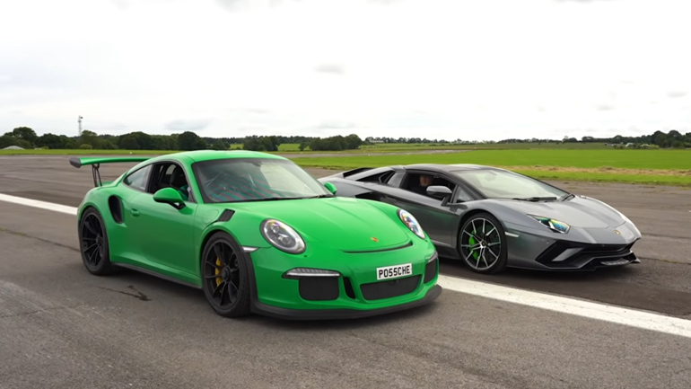 Εντυπωσιακή κόντρα μεταξύ Lamborghini και Porsche Εντυπωσιακή κόντρα μεταξύ Lamborghini και Porsche