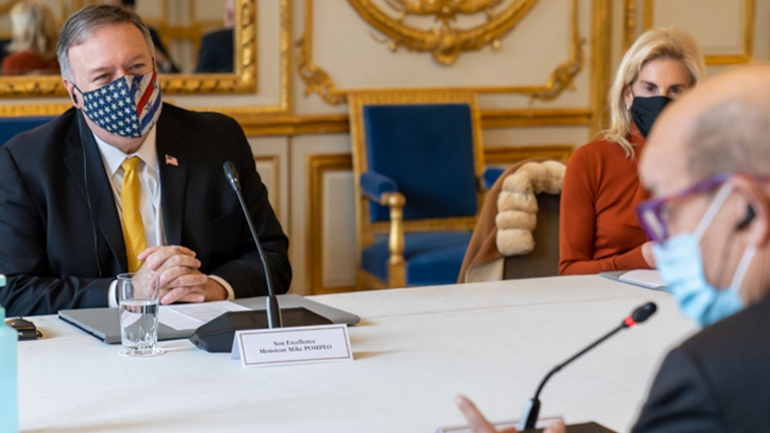 Επίσκεψη Πομπέο στο Παρίσι: Συζητήσαμε για τις πολύ επιθετικές ενέργειες της Τουρκίας