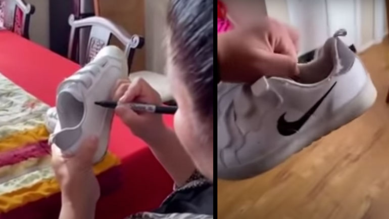 Αυτοσχέδια παπούτσια Nike