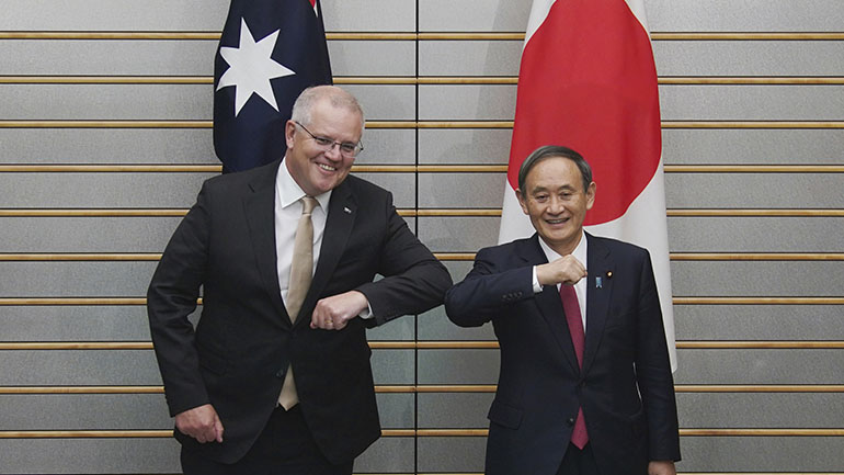 Οι ΗΠΑ καλωσόρισαν μία συμφωνία ενίσχυσης της αμυντικής συνεργασίας μεταξύ της Αυστραλίας και της Ιαπωνίας