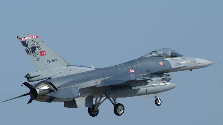 Υπερπτήση τουρκικών αεροσκαφών F-16 πάνω από το Αγαθονήσι