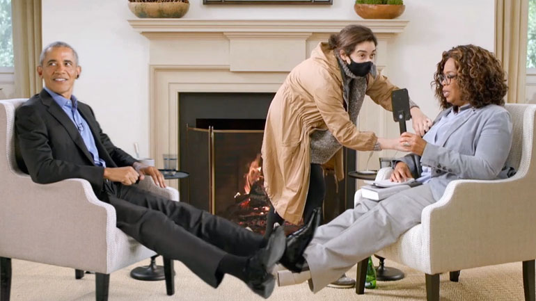 Η συνέντευξη του Ομπάμα πραγματοποιήθηκε σε green box