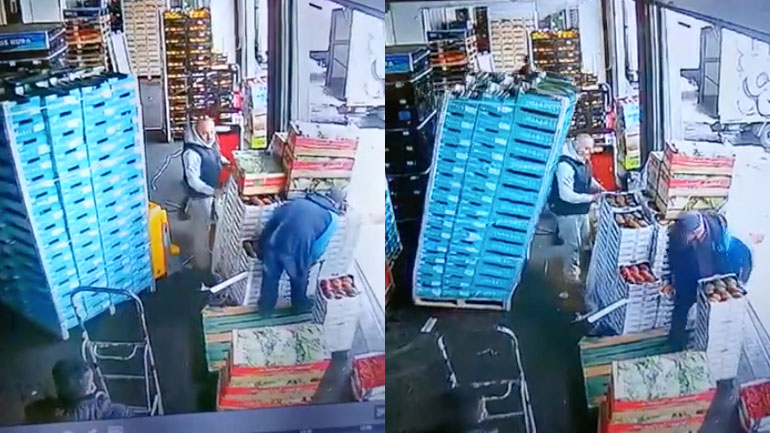 Ατύχημα με παλέτες