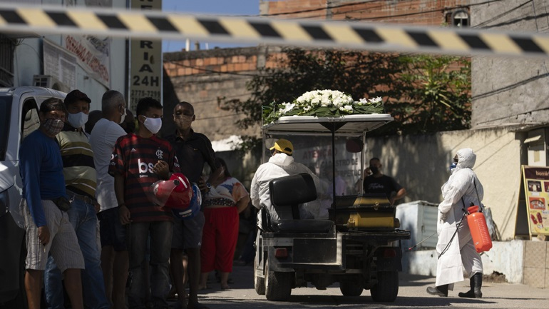 Βραζιλία-Covid-19:  Ξεπέρασαν τα 6 εκατ. τα κρούσματα – Στους 168.613 οι νεκροί