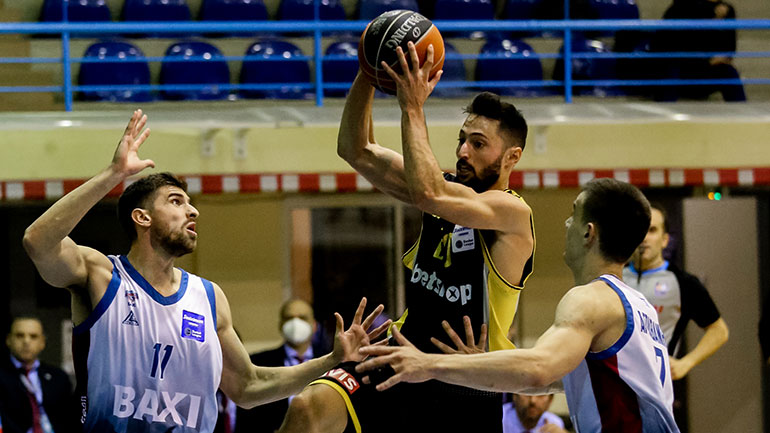 Basket League: Στην κορυφή η ΑΕΚ, 87-66 το Μεσολόγγι