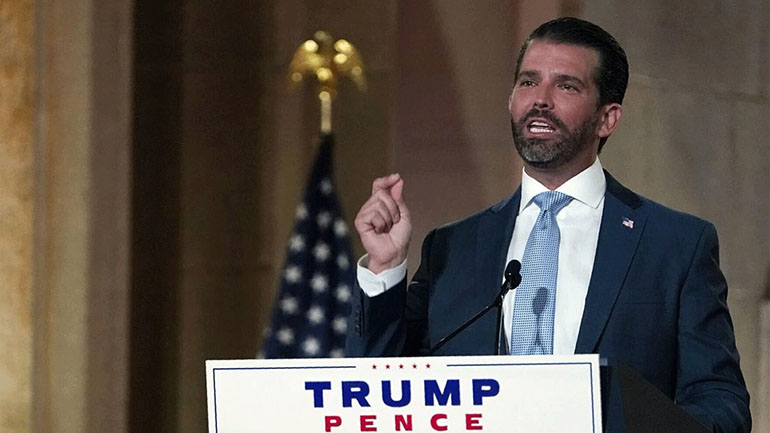 Θετικός στον κορωνοϊό ο γιος του Donald Trump