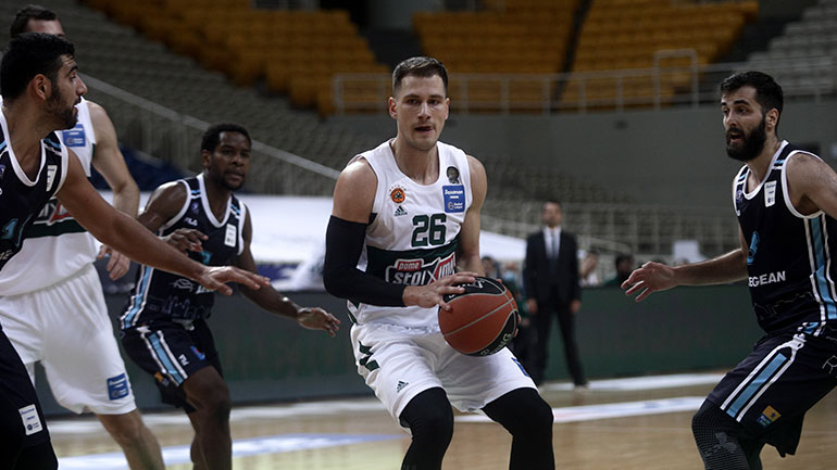 «Καθάρισε» με Νέντοβιτς ο Παναθηναϊκός, 90-67 τον Κολοσσό