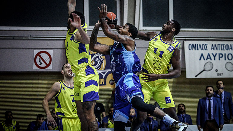 Basket League: Πρώτη νίκη για τον Ιωνικό, 91-81 το Λαύριο