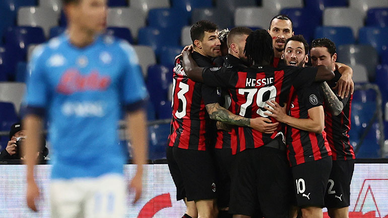 Στην κορυφή η Μίλαν, 3-1 τη Νάπολι