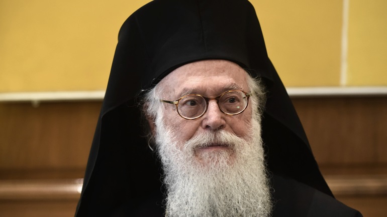 Τις θερμές του ευχαριστίες εξέφρασε ο Αρχιεπίσκοπος Αναστάσιος που εξήλθε του νοσοκομείου