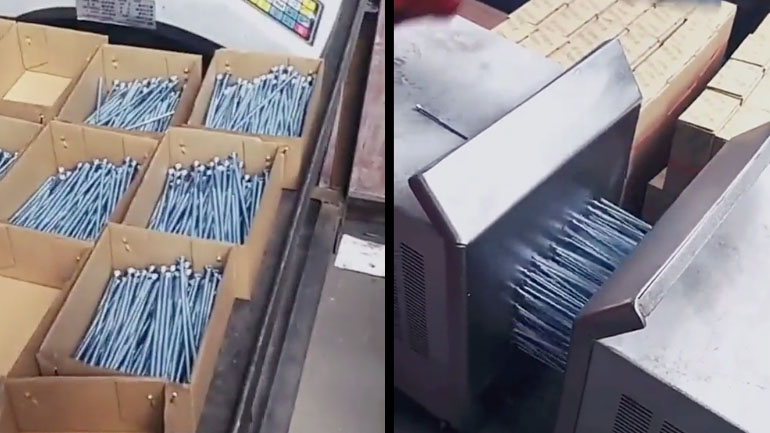 Μηχάνημα ευθυγράμμισης καρφιών