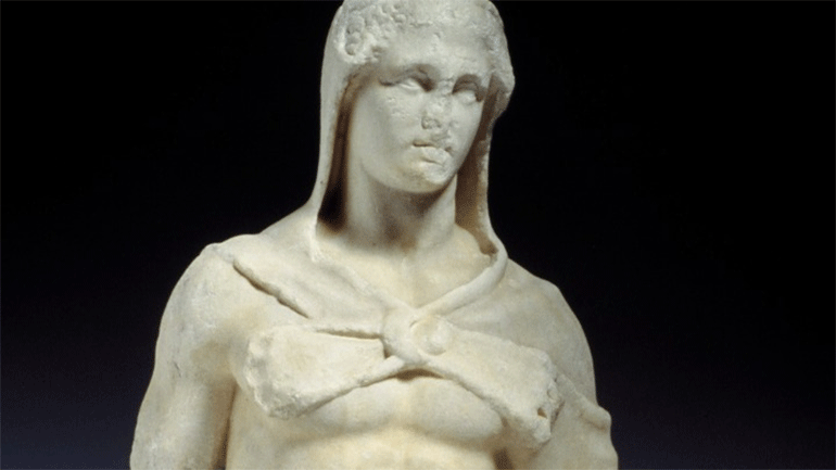 H κεφαλή του Ερμή στην οδό Αιόλου και  οι αρχαιότητες που έχουν εντοπιστεί κάτω από την πόλη