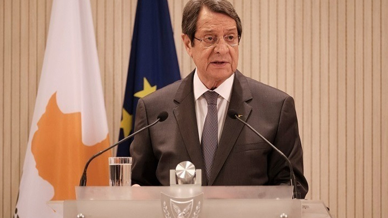 Αναστασιάδης: Η επανένωση του νησιού μας στόχος και κορυφαία προτεραιότητά μας