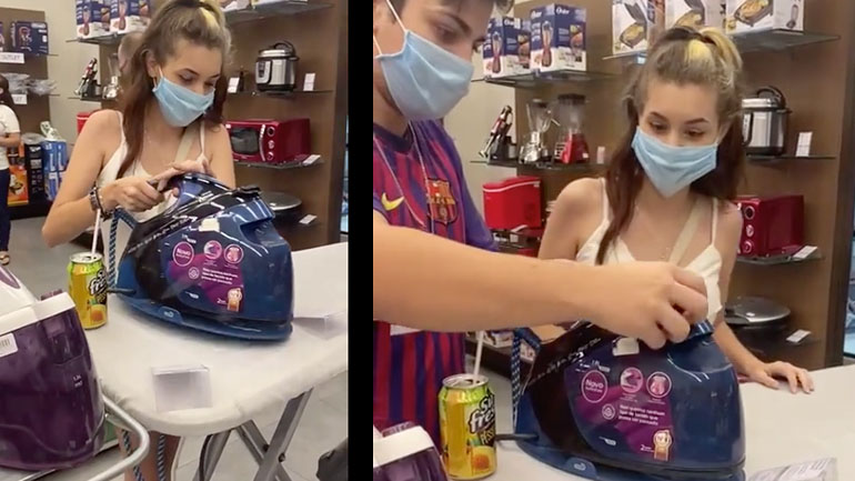 Γυναίκα εναντίον σίδερου ατμού