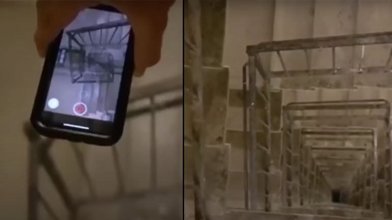 Ρίχνοντας ένα τηλέφωνο σε κλιμακοστάσιο