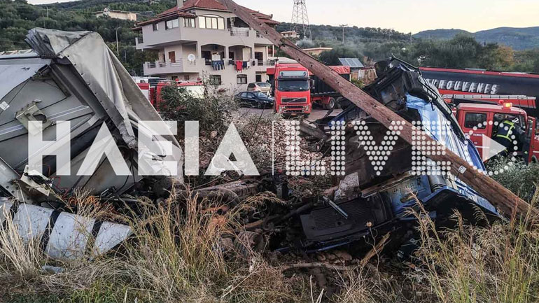 Θύμα τροχαίου δυστυχήματος 22χρονος οδηγός φορτηγού στον Πύργο