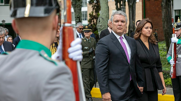 Κολομβία: Θετική στον κορωνοϊό η σύζυγος του προέδρου Ντούκε