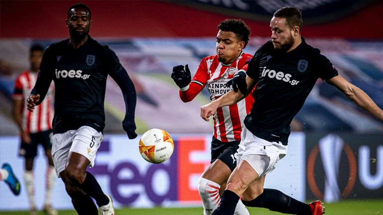 Διπρόσωπος ο ΠΑΟΚ στην Ολλανδία – Προηγήθηκε με 2-0 αλλά έχασε με 3-2 από την Αϊντχόφεν
