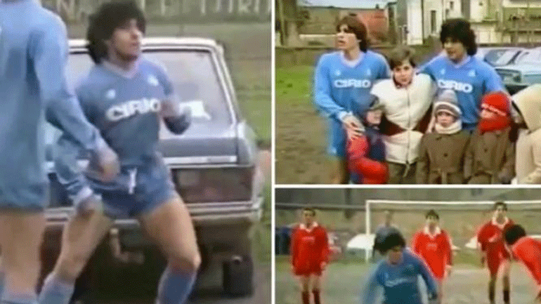 Όταν ο Μαραντόνα αγνόησε τους πάντες και αγωνίστηκε σε φιλικό παιχνίδι για ένα άρρωστο παιδί!