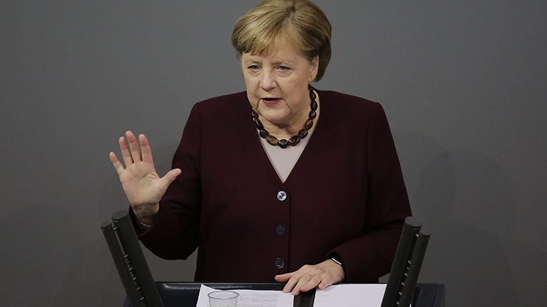 Μέρκελ: Ως τον Ιανουάριο θα παραμείνουν μάλλον σε ισχύ τα περιοριστικά μέτρα λόγω κορωνοϊού