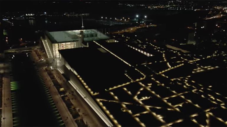 Το Κέντρο Πολιτισμού Ίδρυμα Σταύρος Νιάρχος από ψηλά