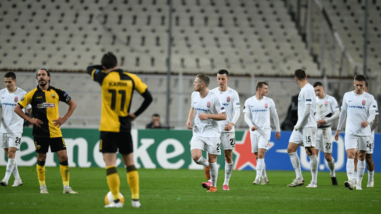 Eντός έδρας συντριβή για την ΑΕΚ με 3-0 σκορ από τη Ζόρια