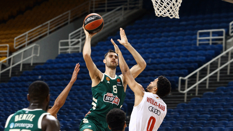 Επέστρεψε στις νίκες ο βελτιωμένος Παναθηναϊκός, 83-76 την Μπάγερν Μονάχου