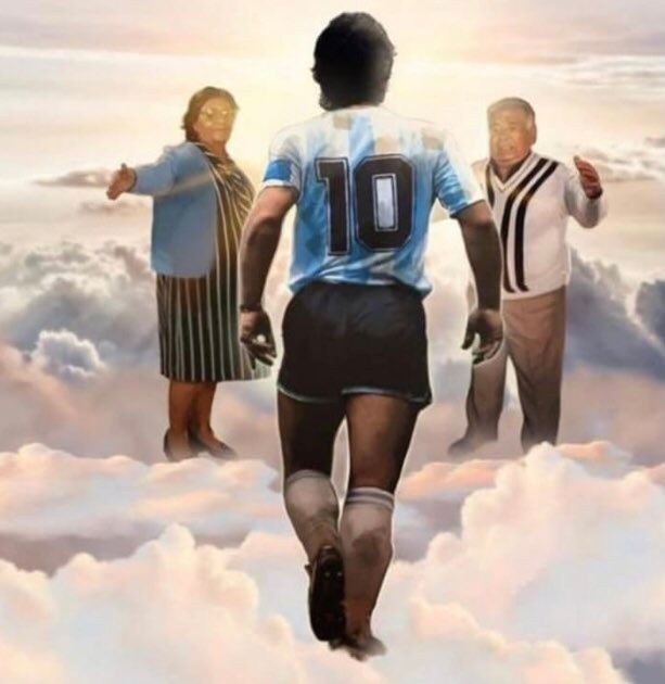 O θρυλικός Ντιέγκο αναπαύεται πλέον δίπλα στους αγαπημένους γονείς του